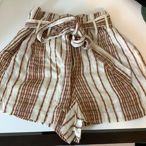 High waisted flowy shorts